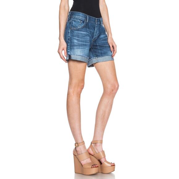 Citizens of Humanity 5” Blue Skyler Denim Shorts Jean Anthropologie Size 31 - Picture 5 of 10
